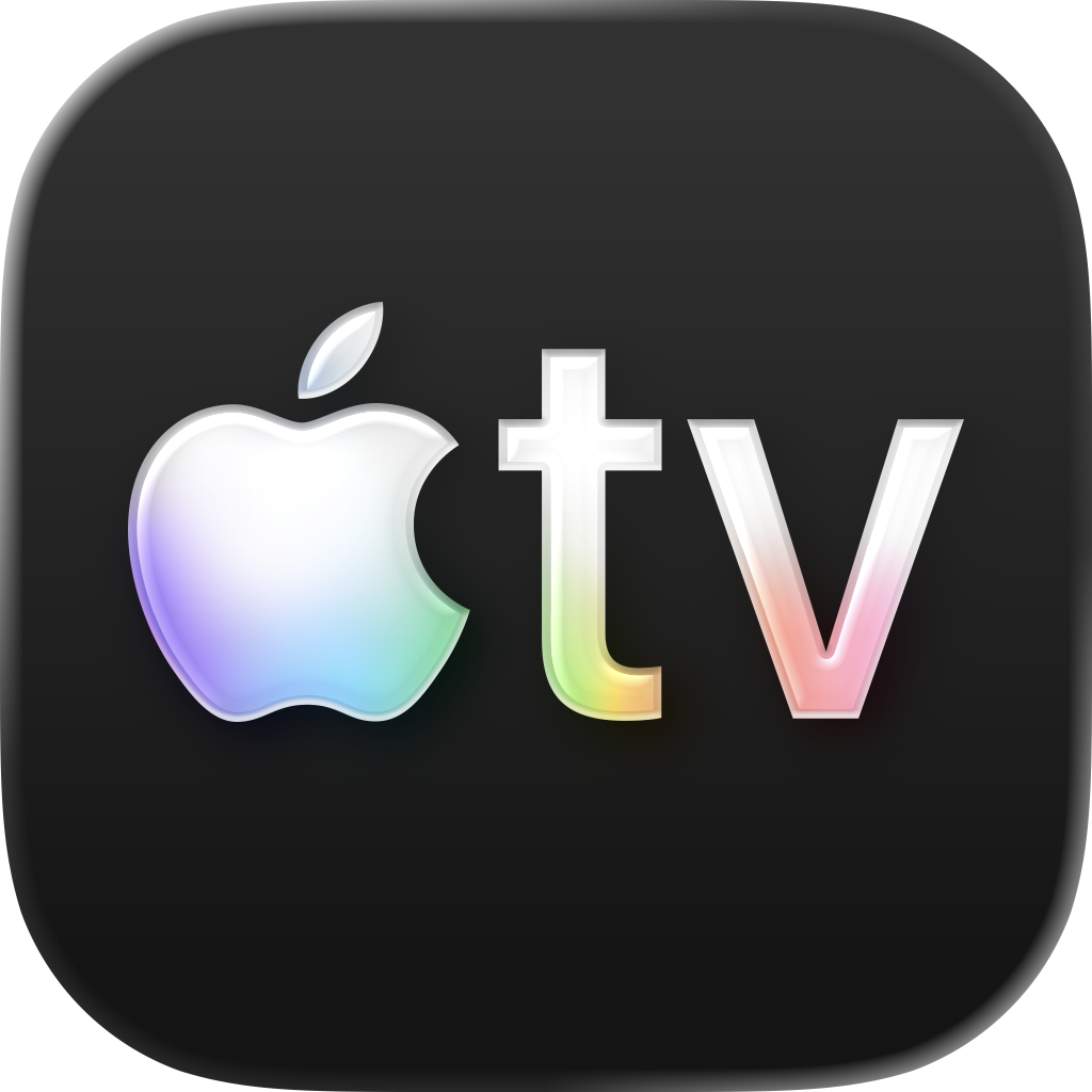 Apple TV logo beside its brand color palette: primary #000000